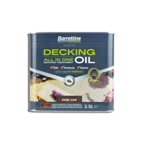 Barrettine Decking Oil Dark Oak 2.5L