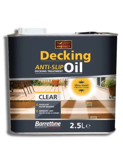 Barrettine Anti-Slip Decking Oil Top Coat 2.5L