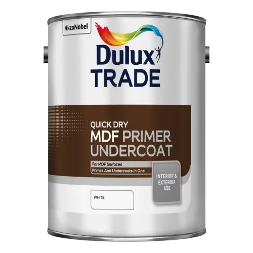 Dulux Trade Quick Dry MDF Primer Undercoat White 2.5L