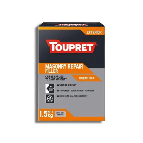 TOUPRET Touprelith F Exterior Repair Filler 1.5kg TOUTTTHR015