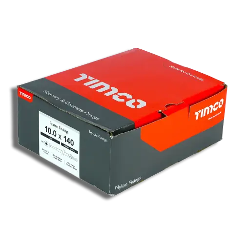 TIMCO Nylon Frame Fixing Zinc 10.0 x 140 Box 100