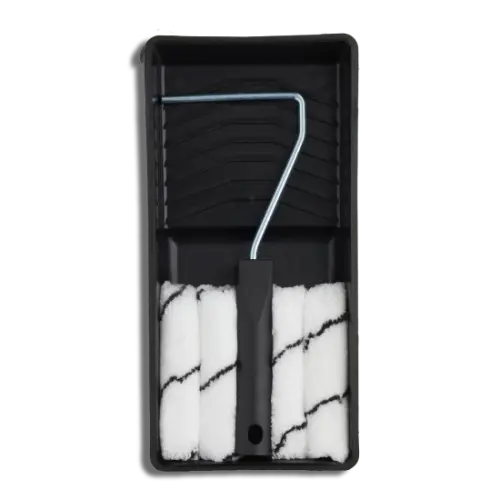 ProDec 100mm PK4 Adv Microfiber Roller & Tray Set