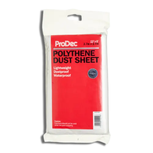 ProDec 3.6x3.6m Poly Dust Sheets