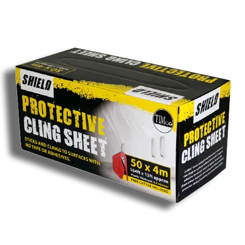 4m x 50m TIMCO Protective Cling Sheet