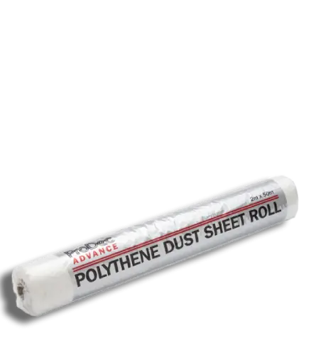 ProDec Polythene Dust Sheet Roll - 50m x 2m