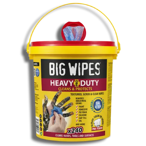 Big Wipes 4x4 Heavy-Duty Cleaning Wipes Bucket PK 240