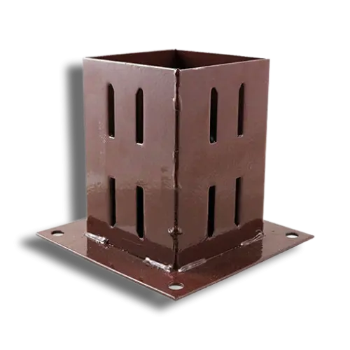 TIMCO Taurus Bolt Down Shoe Quick Fit Oxide Red 75 x 75mm