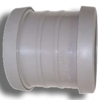 110mm Grey Pushfit Soil Double Socket Coupling