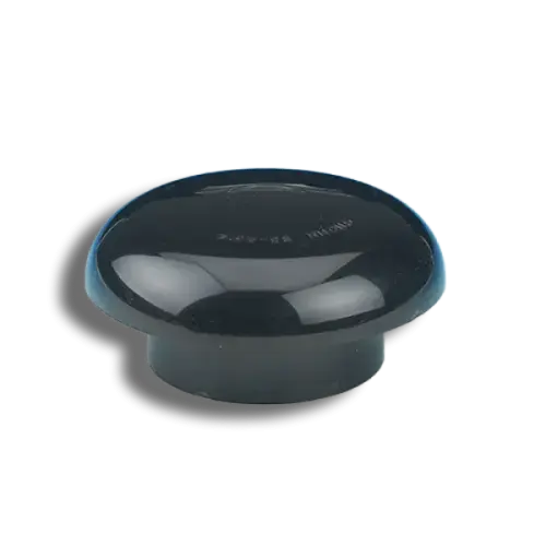 110mm Mushroom Vent Cowl Black