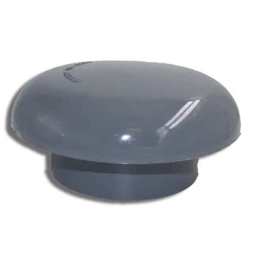 110mm Mushroom Vent Cowl Grey