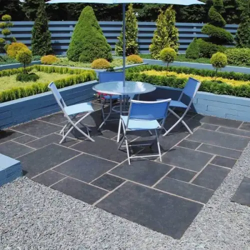 Global Stone Limestone Midnight Paving Project Pack 15.3m2