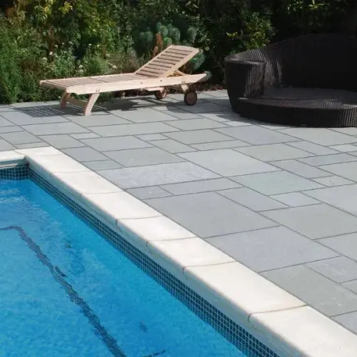 Global Stone Limestone Imperial Blue Paving Project Pack 15.3m2