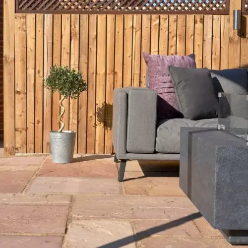 Global Stone Premium Sandstone Paving Modak Rose Project PK 15.3m2