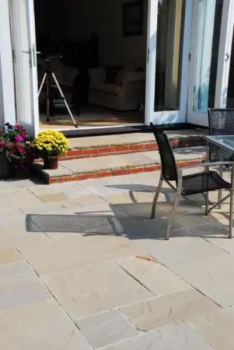 Global Stone Premium Sandstone Paving York Green Project Pack 15.3m2