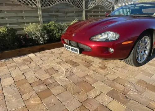 Global Stone Sandstone Block Pavers Buff Brown PK 7.08m2 3PP