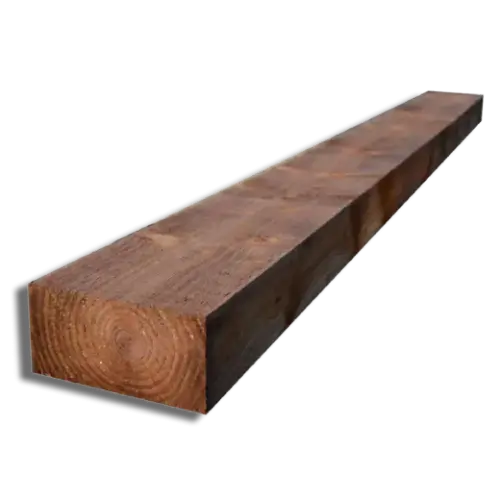 Treated Brown Railway Sleeper 100x200x2.4m