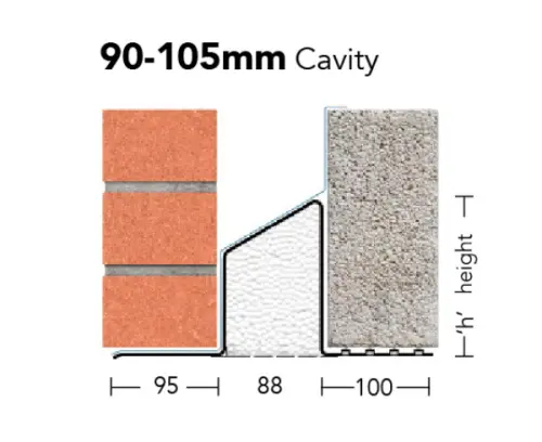 IG L1/S 100  Cavity Wall Lintel (1250021M) - EpicCentre Supply Ltd