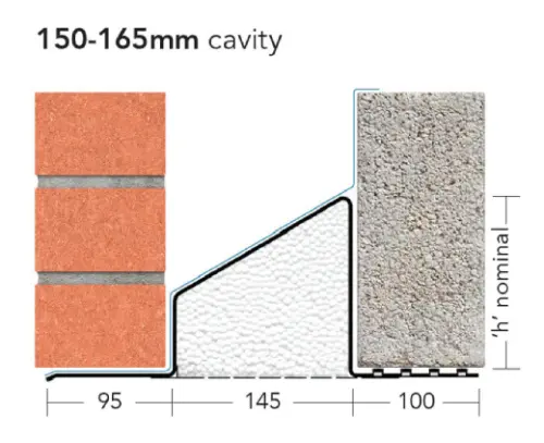 IG L1/S 150 Cavity Wall Lintel (1250078M) - EpicCentre Supply Ltd
