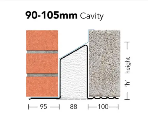 IG L1/HD 100 Cavity Wall Lintel (1250109M) - EpicCentre Supply Ltd