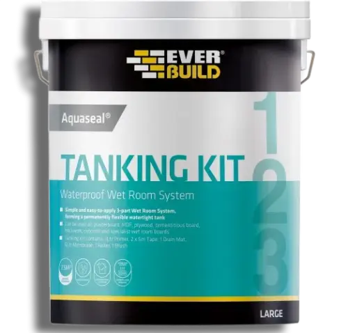 Aquaseal Wet Room Tanking System Large Kit 7.5m2