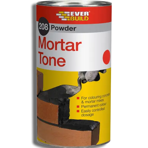 Red Everbuild 208 Powder Mortar Tone 1kg