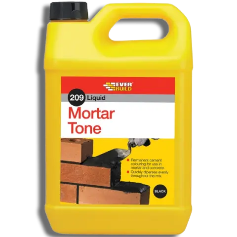 Black Everbuild 209 Liquid Mortar Tone 5L
