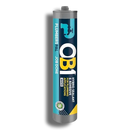 OB1 PlumbersPal Hybrid Sealant & Adhesive White 290ml