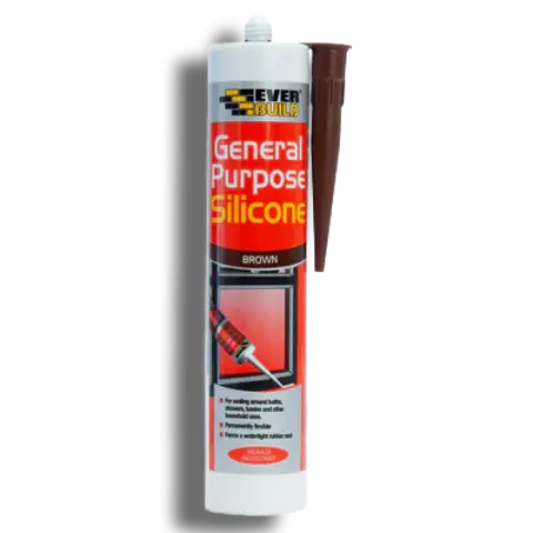Brown Silicone General Purpose 280ml