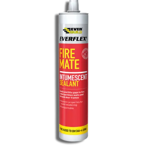 White Everbuild Fire Mate Intumescent Sealant C3 300ml