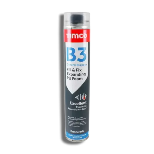 TIMCO Fill & Fix Expanding PU Foam B3 Gun Grade 750ml