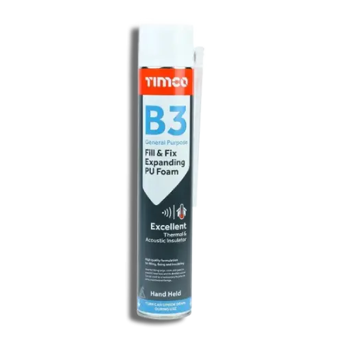 TIMCO B3 Hand Held Fill & Fix Expanding PU Foam 750ml