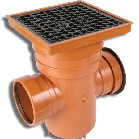 Back Inlet Roddable Gully Square Top 110mm