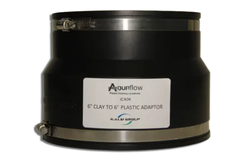 6'' Clay 6'' Plastic Flexible Adaptor