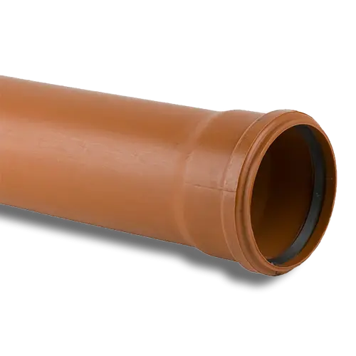 Underground Single Socket Pipe 160mm x 3m