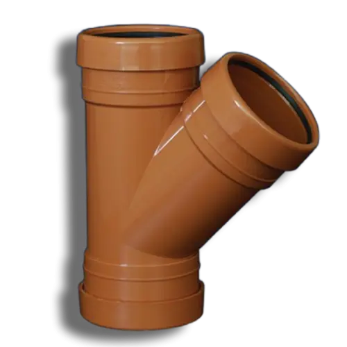 Triple Socket Branch 160mm 45°