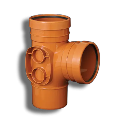 Double Socket Branch 160mm 87.5°