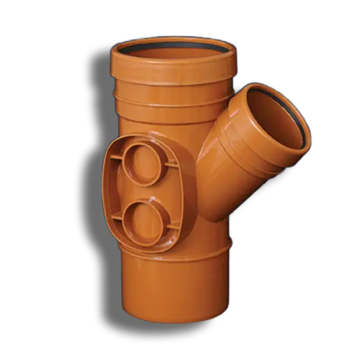Double Socket Reducer Branch 160mm–110mm 45°