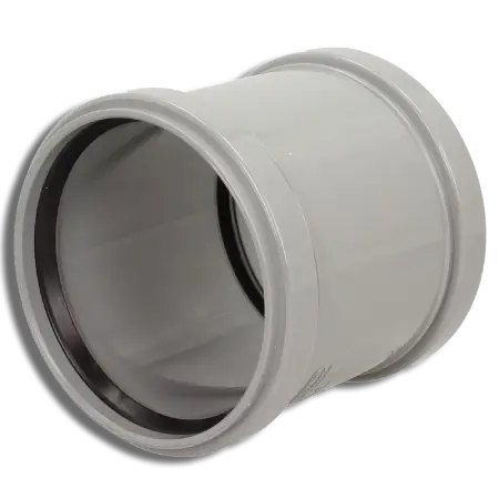 110mm Grey Solvent Soil Slip Coupler