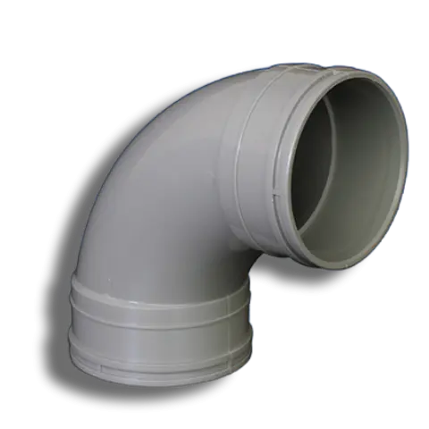 110mm Grey Solvent Soil Double Socket Bend 92.5°