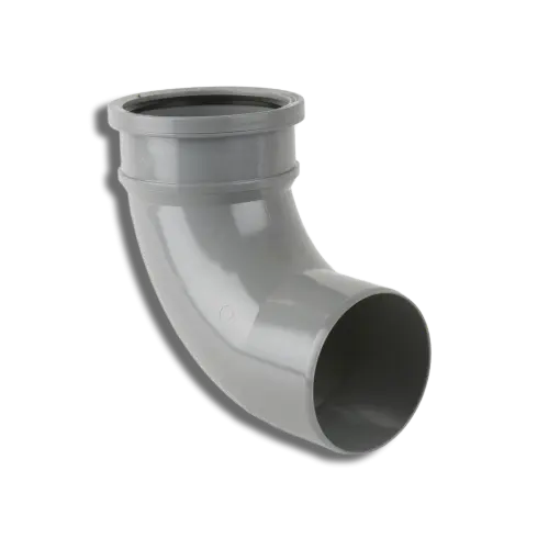 110mm Grey Solvent Soil Single Socket Bend 92.5°