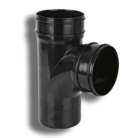 110mm Black Solvent Soil Double Socket Branch 92.5°
