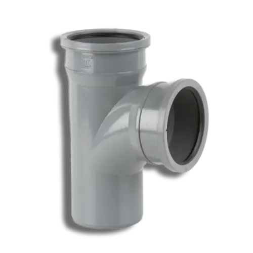 110mm Grey Solvent Soil Double Socket Branch 92.5°