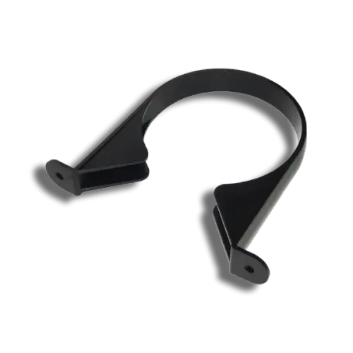 110mm Solvent Soil Pipe Clip Black