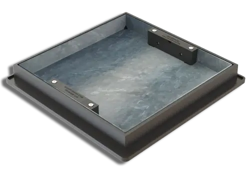 Manhole Cover Recessed 300 x 300 x 40mm Manhole Tray Type 5T  Double Seal