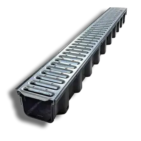DekDrain Drain Channel Galvanised Grate 1m A15