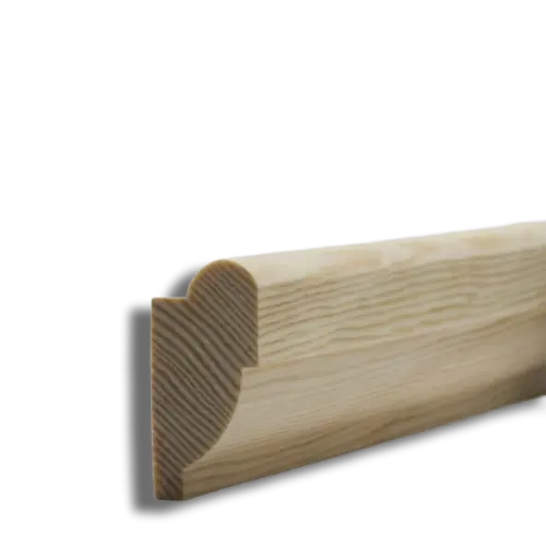 Pine Ovolo Picture Rail 25mm x 50mm