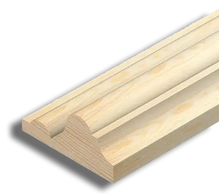Pine Decorative Dado Rail 20mm x 45mm x 2.4M