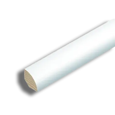 White Primed Quadrant 18mm x 18mm x 2.4M