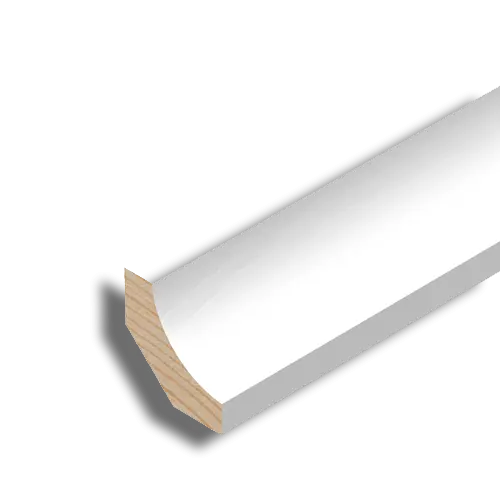 White Primed Scotia 18mm x 18mm x 2.4M
