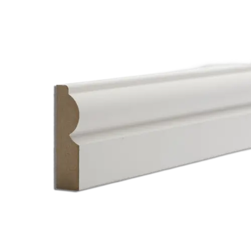 18mm x 69mm x 4.2m Primed MDF Torus Architrave